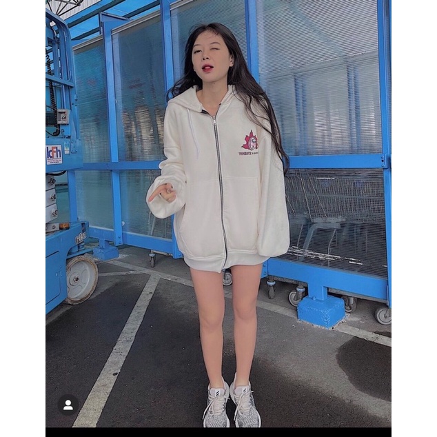 Áo Khoác Hoodie MAYON Séc Trắng Có Hình Siêu Xinh | BigBuy360 - bigbuy360.vn