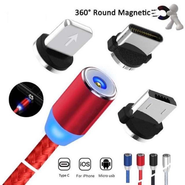 Combo cáp sạc nam châm+ củ sạc nhanh 10w