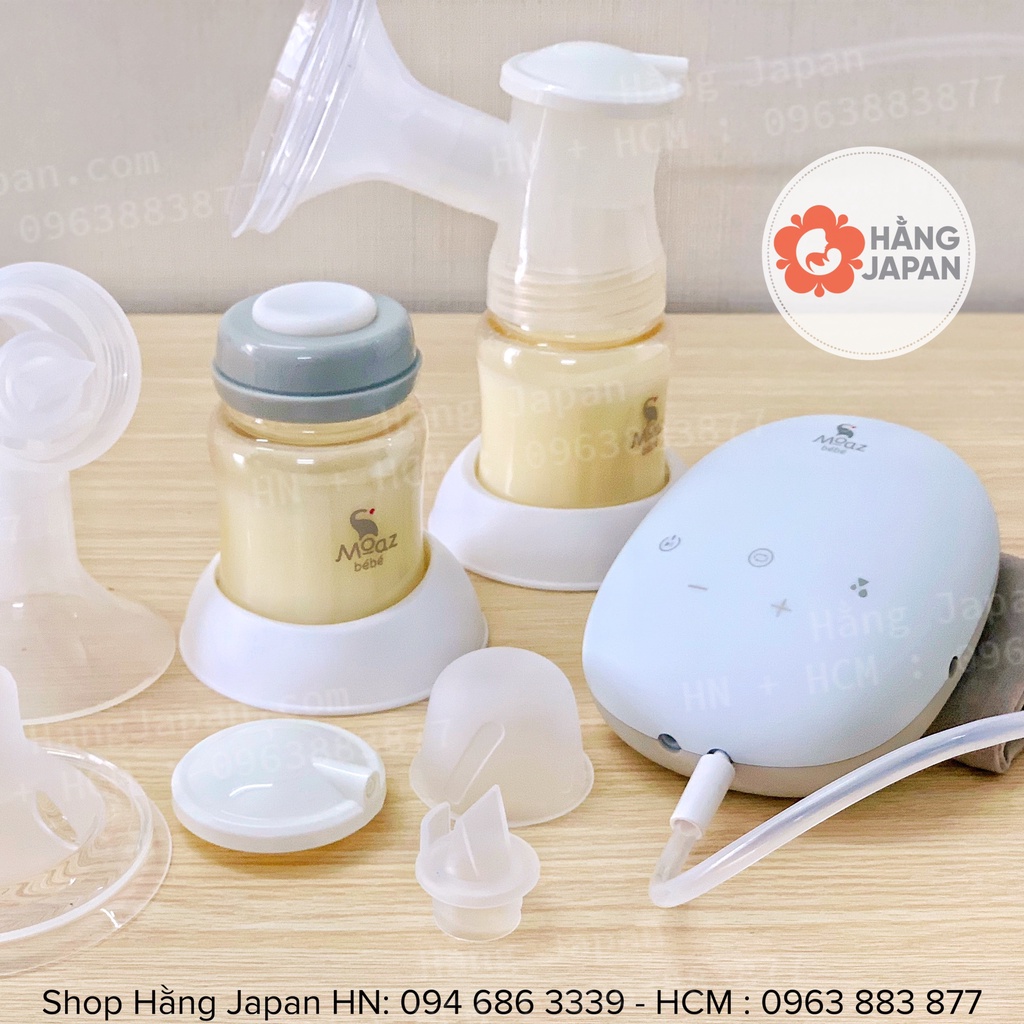 Máy hút sữa điện đôi MOAZ BÉBÉ MB – 029 hút êm, kiệt sữa, tăng tiết sữa - BH chính hãng 12 tháng