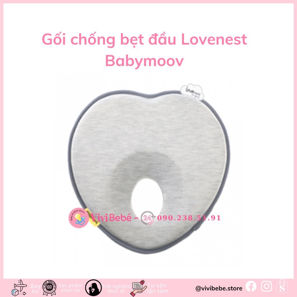 Gối chống bẹt đầu Lovenest Babymoov CHÍNH HÃNG