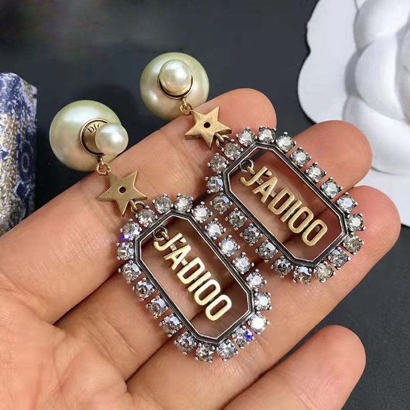 Khuyên Tai Nữ Đính Ngọc Trai Phong Cách Thời Trang Hàn Quốc