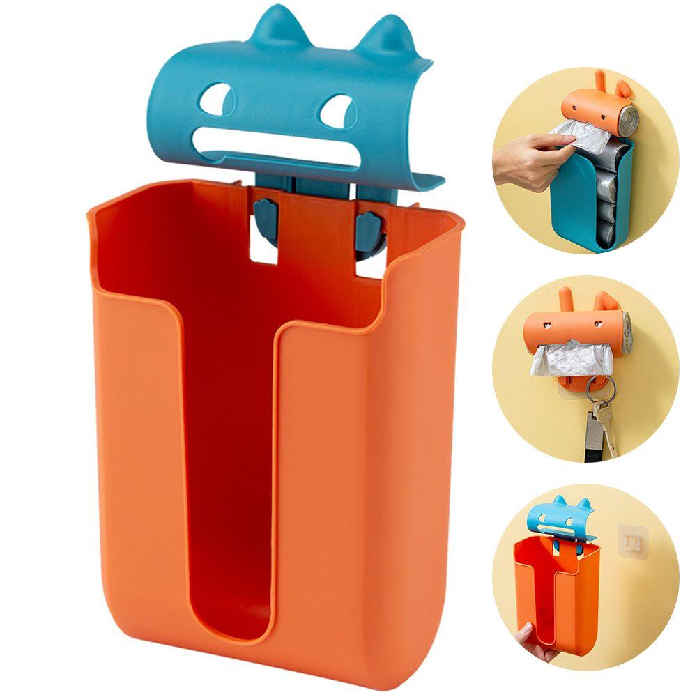 WATTLE Hộp Nhựa Đựng Túi Rác Họa Tiết Hoạt Hình Dành Cho Nhà Bếp Phòng Tắm