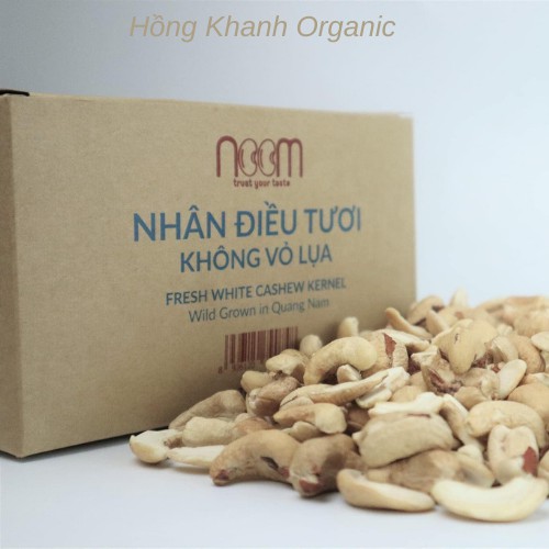 Hạt Điều Tươi Bóc Vỏ [ FREESHIP ] Điều Hoang Dã Hộp 500Gr - Thương Hiệu NOOM Ăn Chay Làm Sữa Hạt