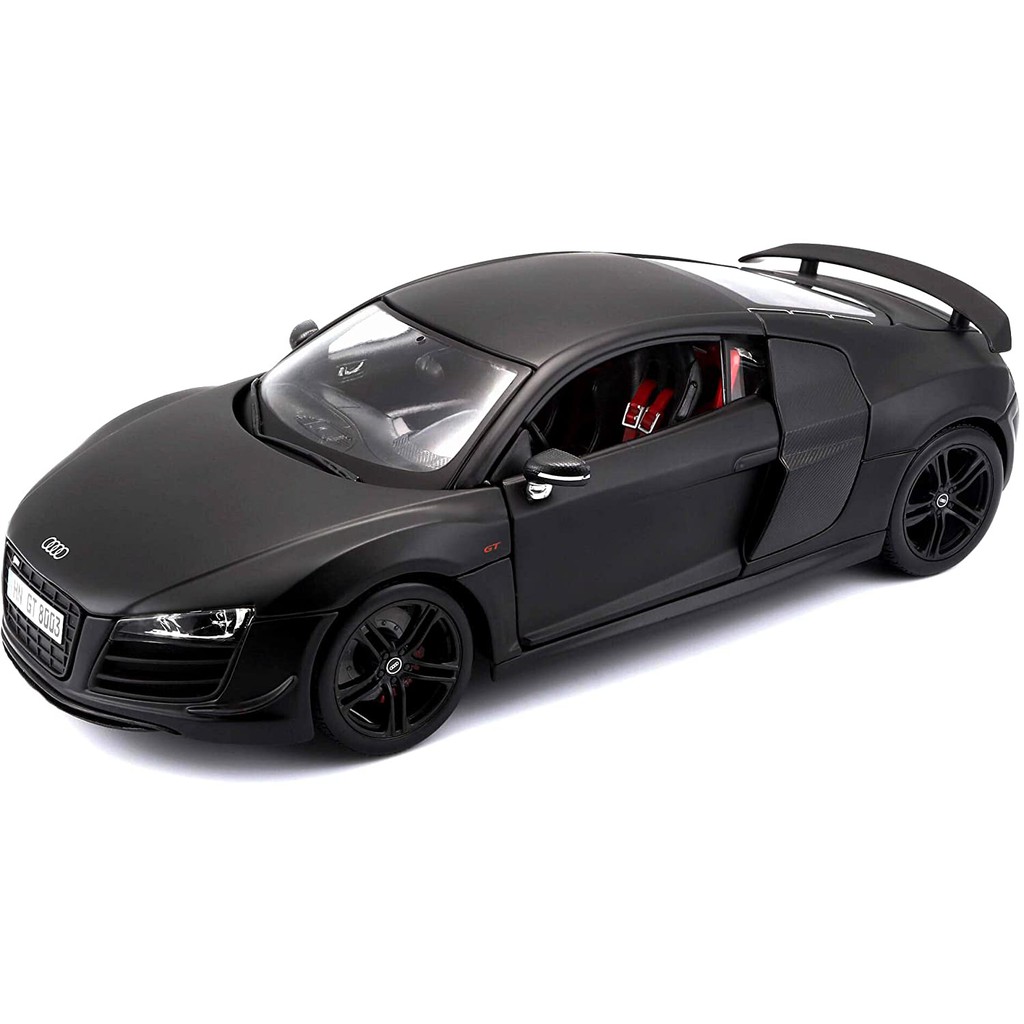 Xe Mô Hình Audi R8 1:24 Maisto (Đen Nhám )