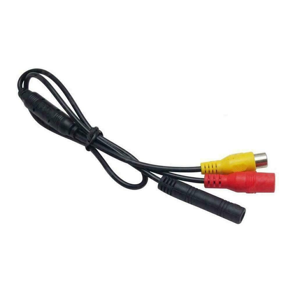 Cáp camera lùi xe hơi 4-pin sang cvbs rca nối nguồn X5Y4 F4F4 B5U0