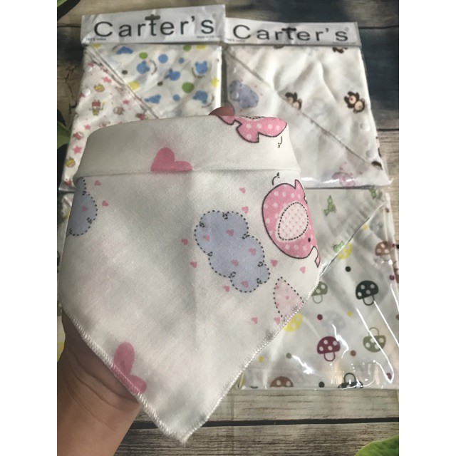 [Sale] Yếm khăn xô hoa hàng Carter Việt Nam