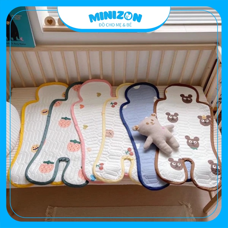 Đệm Lót Xe Đẩy My Boonii Chất Liệu Cao Cấp Thoáng Khí, An Toàn Cho Bé | Minizon Kids