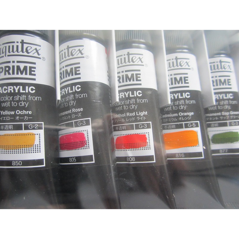 Bộ 18 màu Acrylic,Prime, Liquitex,30ml/tuyp, hàng nội địa Nhật Bản