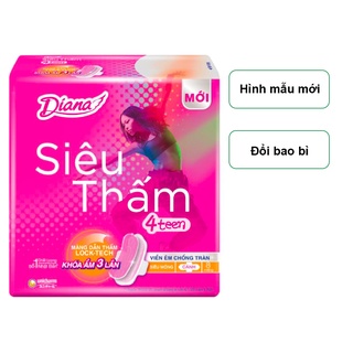 Băng vệ sinh Diana siêu thấm chống tràn có cánh