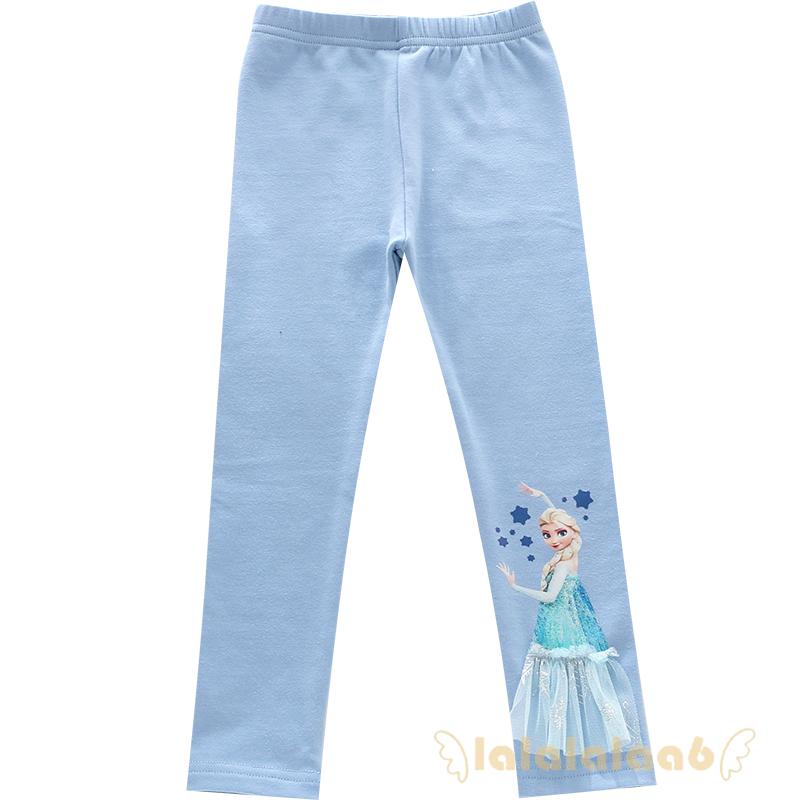 Quần Legging Co Giãn Màu Trơn Cho Bé Laa6