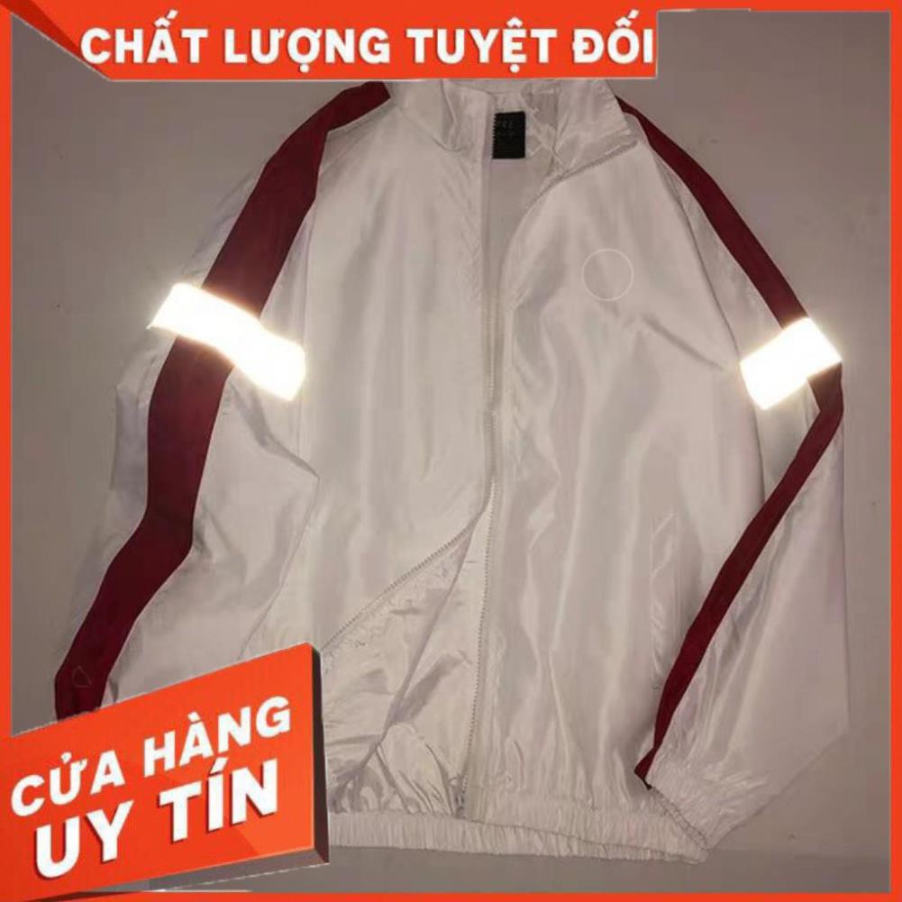 [HOT] Áo khoác dù phản quang KD10 form unisex cho nam và nữ, 2 màu đen trắng thời trang, trẻ trung