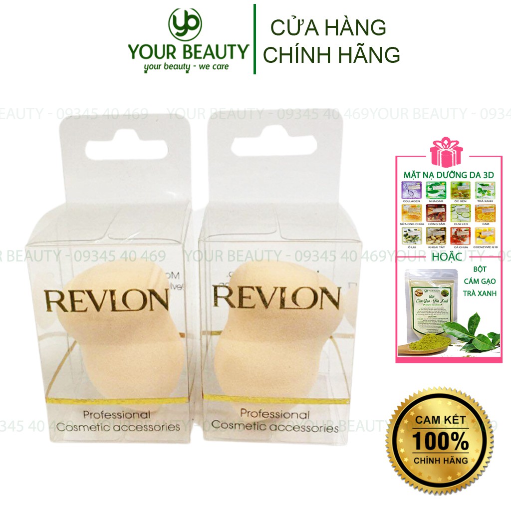 Mút tán kem nền hình hồ lô Revlon