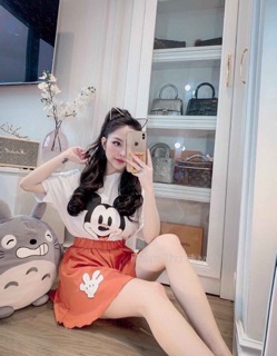 [HINH + VIDEO THAT] Bộ cotton mặc nhà siêu xinh