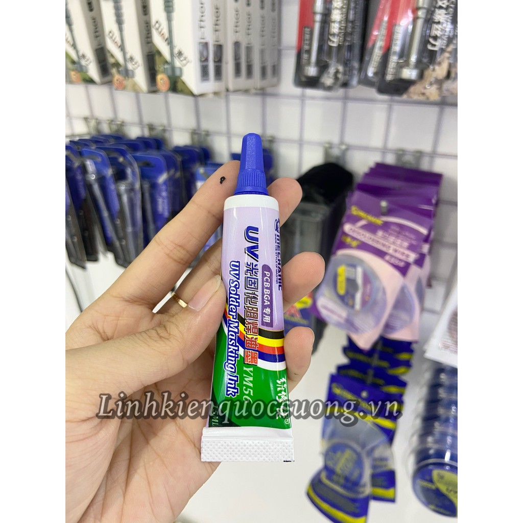 Keo đen làm main Mechanic UV-YM56 (Keo chống chạm)