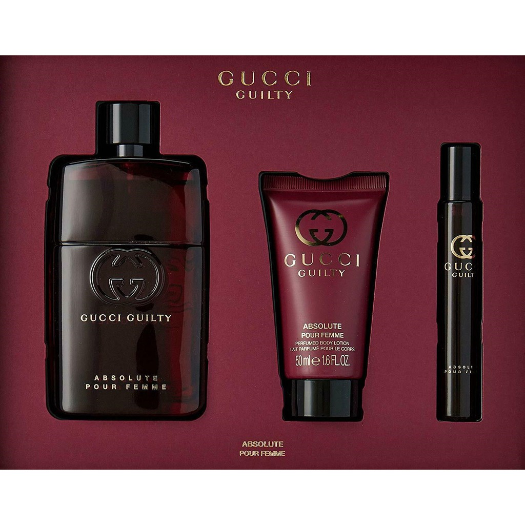 Set nước hoa nữ Gucci Guilty Absolute Pour Femme