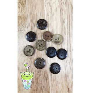 Cúc áo gỗ dừa các size