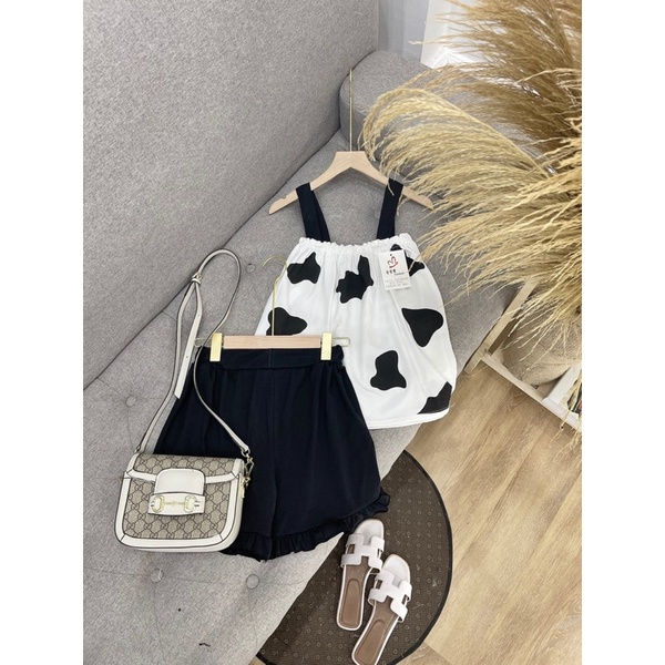 Bộ Mặc Nhà Bò Sữa Chất Thun | BigBuy360 - bigbuy360.vn