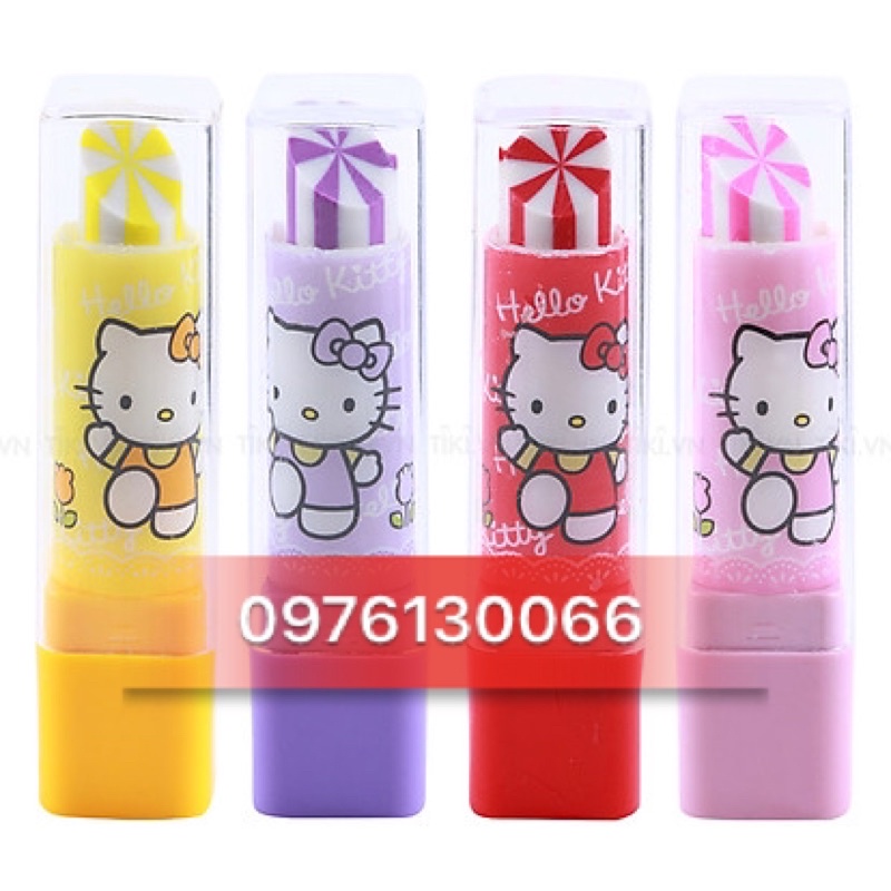 Tẩy bút chì hình thỏi son Hello Kitty