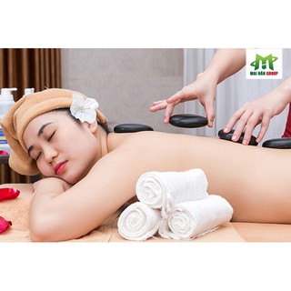 Đá Nóng Chườm Lưng Hình Oval - Đá Tự Nhiên