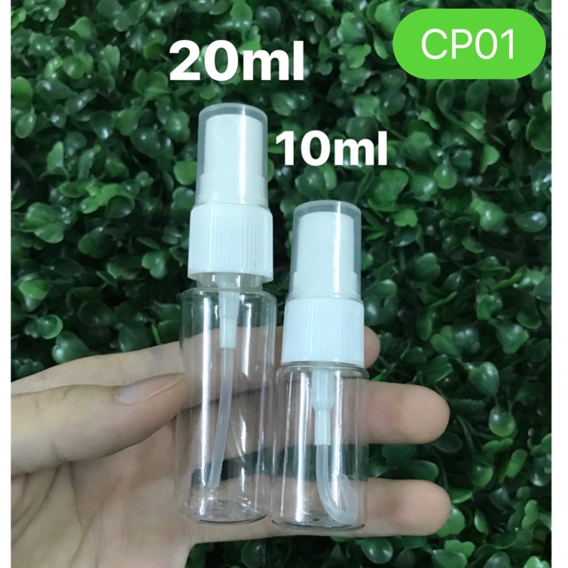 Chai pet 10ml và 20ml ps