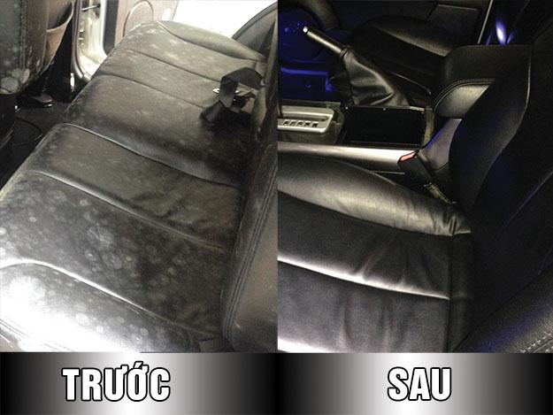 Dung dịch vệ sinh đồ da xe hơi WAXCO Leather Malaysia (Tặng kèm mút lau và găng tay)