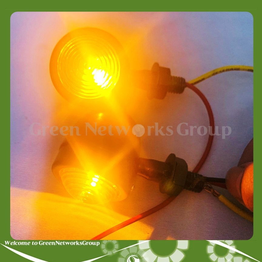 Xi nhan hột gà gắn xe máy độ cafe Racer Tracker phong cách Classic màu đen tĩnh điện Greennetworks ( 1 Đôi )