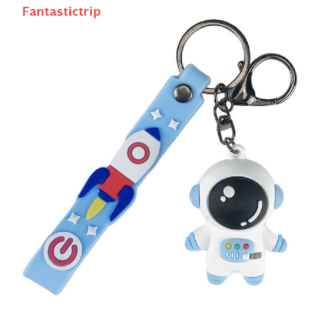 [Fantastictrip] Móc Khóa Kim Loại Hình Phi Hành Gia Hành Tinh Vũ Trụ Tên Lửa Phụ Kiện Ô Tô Mới