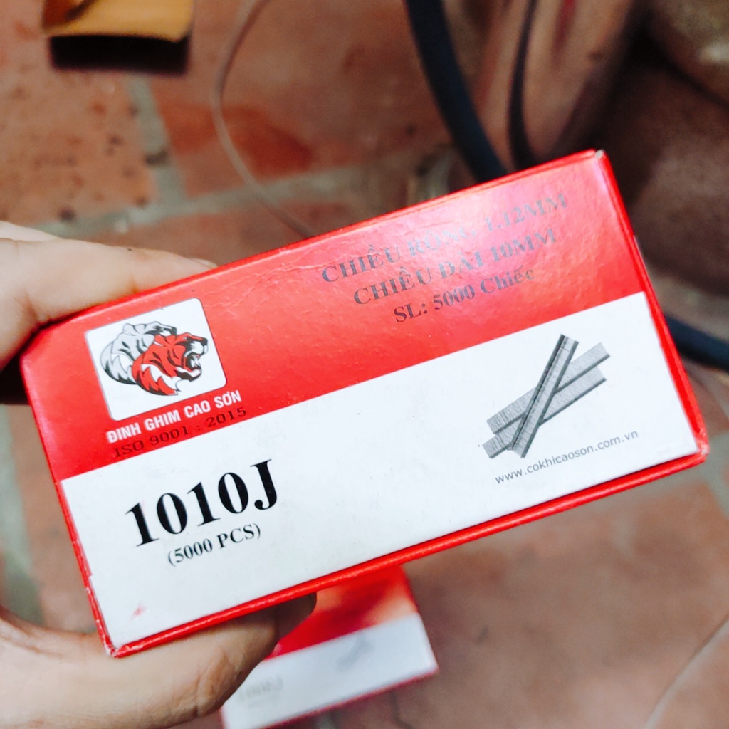Súng ghim hơi U 1013 và phụ kiện, súng ghim gỗ, ghim yên xe máy