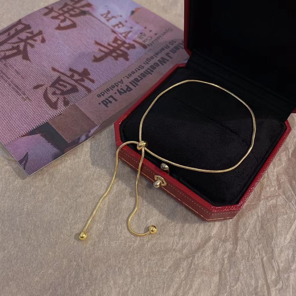 Vòng Tay Thép Titan Phong Cách Retro Hàn Quốc Cá Tính Dễ Phối Đồ