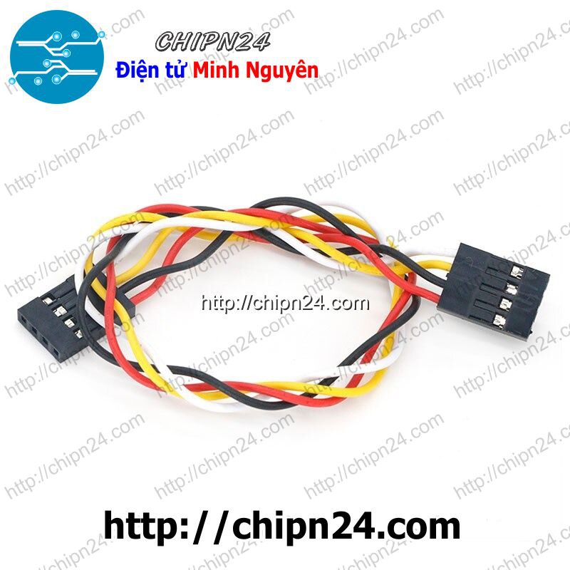 [2 SỢI] (D120) Dây bẹ màu 2.54mm 4p 20cm