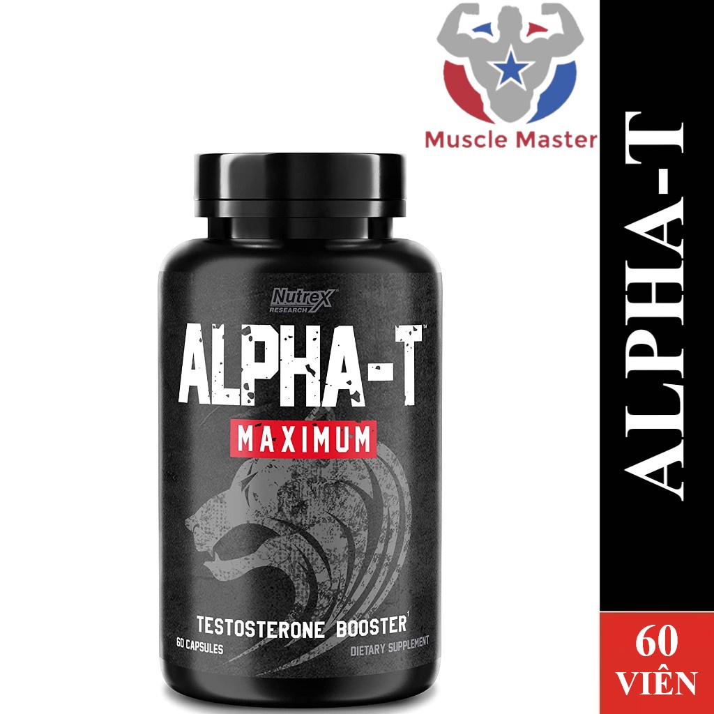 Viên Tăng Test Cực Mạnh Nutrex Alpha-T 60 Viên