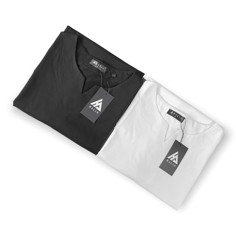 [NEW] Áo thun nam trơn cổ V vải cotton co giãn,chuẩn form - HALIOMAN