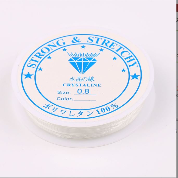 Dây Cước Thun Xỏ Chuỗi, Xỏ Hạt Size 1.0 thông dụng