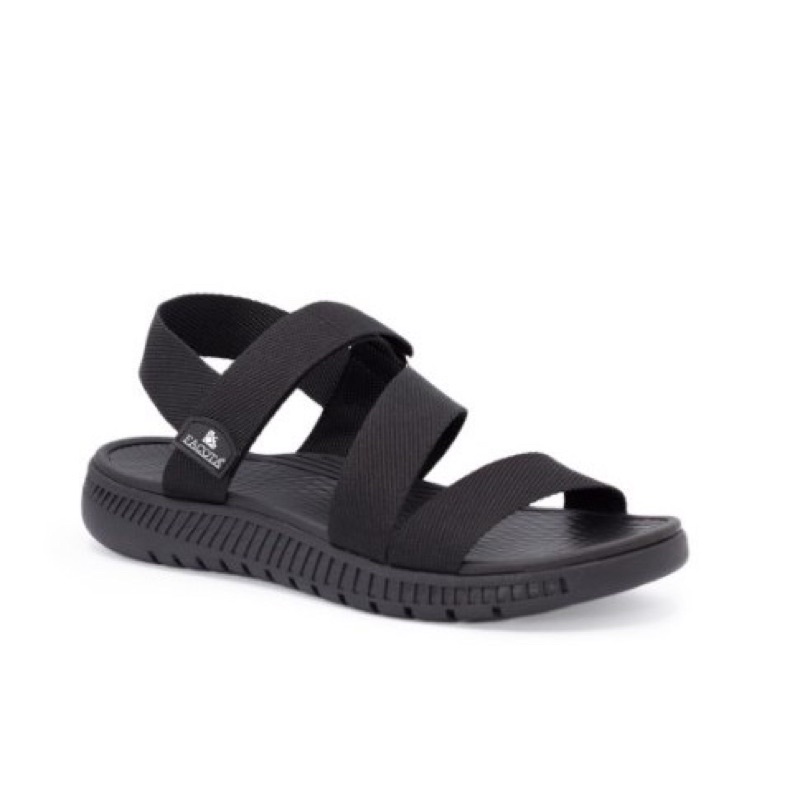 Giày Sandal Nam Nữ Thể Thao Quai Dù Cao Cấp Chính Hãng Facota HA01 Màu Đen Bảo Hành 1 Năm