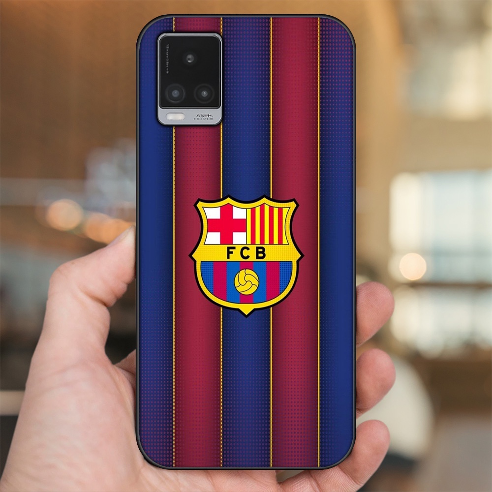 Ốp lưng Vivo V20 viền đen in hình Barcelona Barca