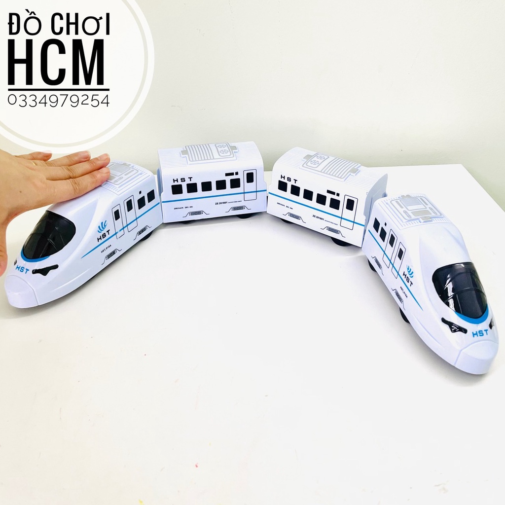 Đồ chơi đường tàu thomas, tàu điện ngầm có đèn nhạc, tự quay đầu dành cho bé thích mô hình xe