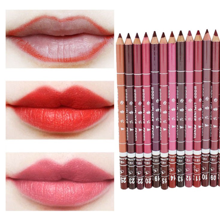Chì kẻ viền môi kháng nước không lem dùng trong phun xăm makeup
