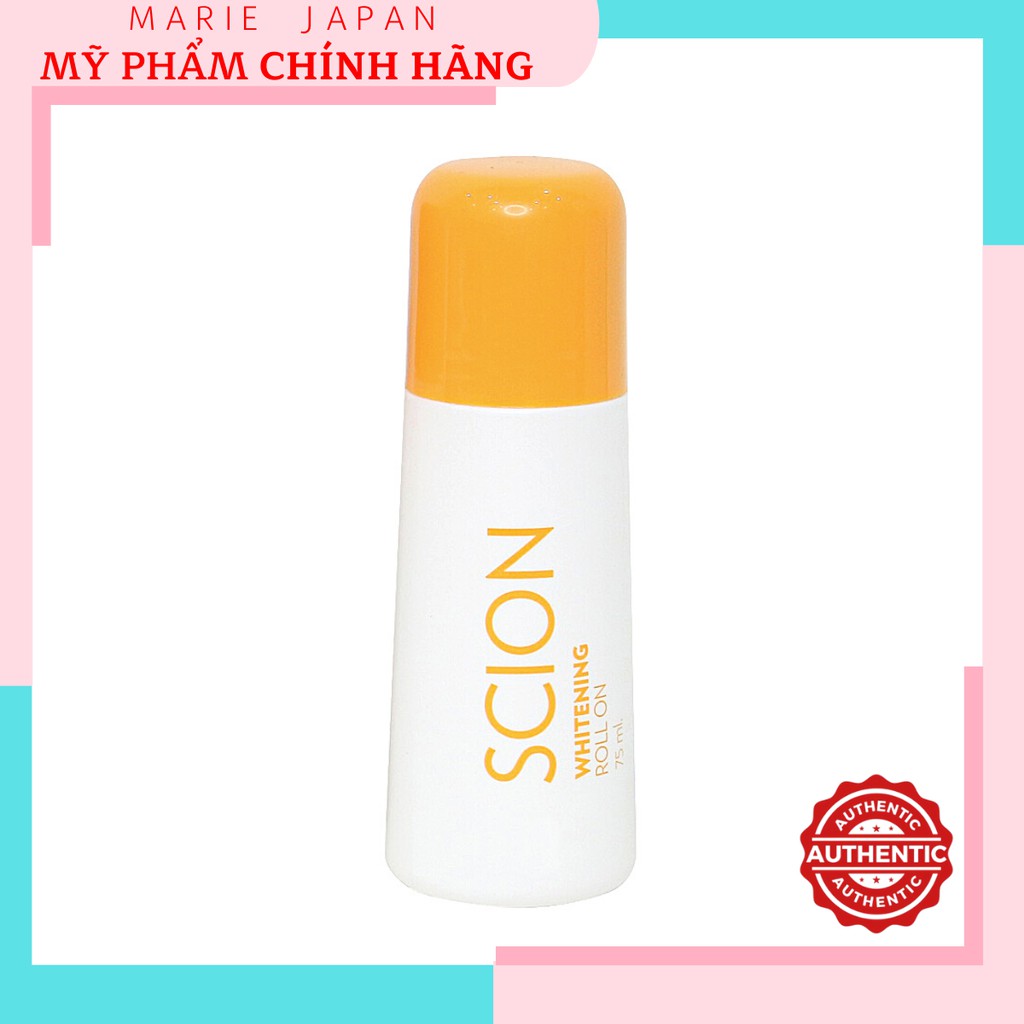 Lăn Nách Khử Mùi Ngăn Mồ Hôi Nuskin Scion Whitening Roll On 75ml (Mẫu mới nhất)