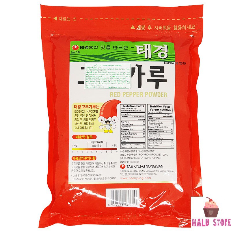 Bột ớt Teakyung Nongsan Hàn Quốc gói 454g