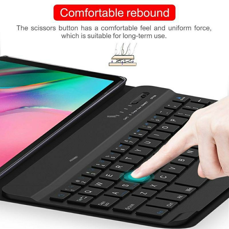 Bao da bàn phím rời Bluetooth cho Samsung Tab A7 10.4inch 2020 SM-T500/ T505 kết nối siêu nhanh