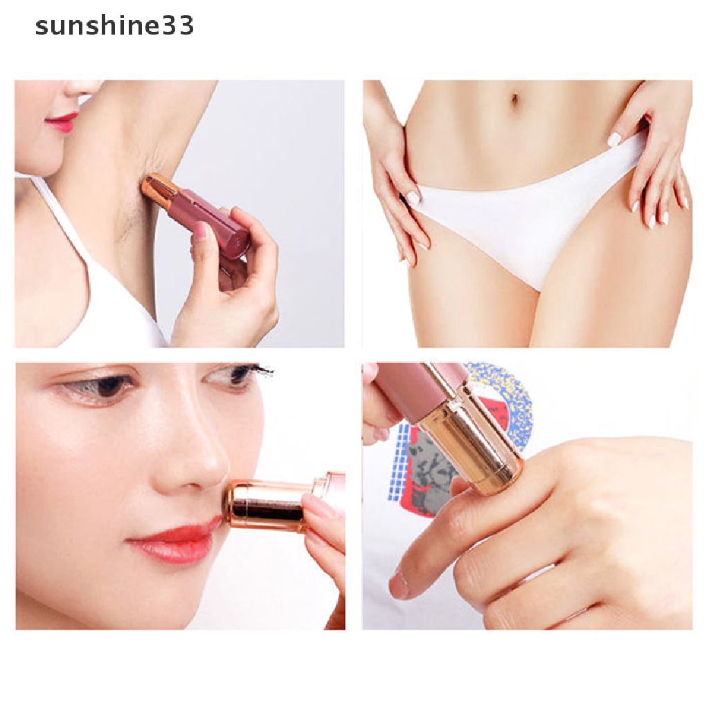 [Hàng mới về] Máy triệt lông mini không đau hình thỏi son cho nữ