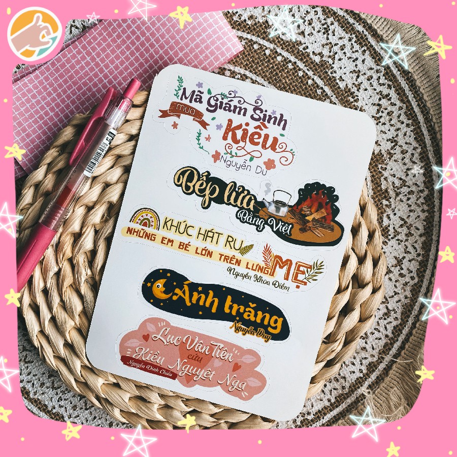 Sticker tựa bài ngữ văn lớp 09