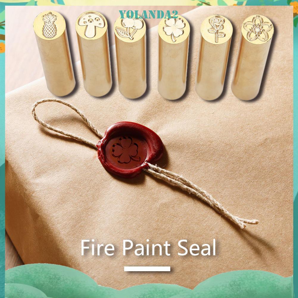 Con dấu sáp niêm phong bao thư bằng đồng thau thiết kế cổ điển