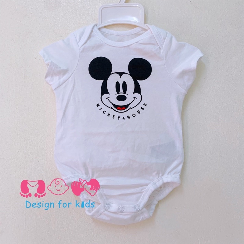 Body chip cộc tay vải ORGANIC COTTON cao cấp hàng xuất dư cho bé