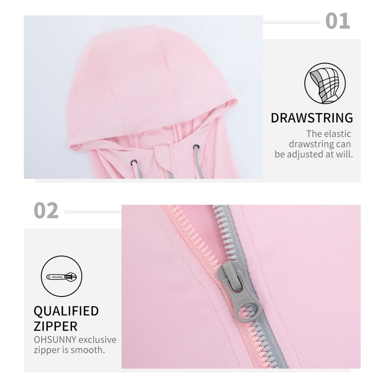 Áo khoác OhSunny thoáng khí chống tia uv thoáng thiết kế thời trang