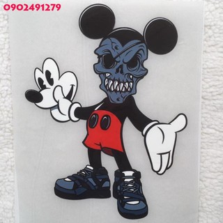 [Giá Sỉ] Hình ủi nhiệt - Mickey Kaws