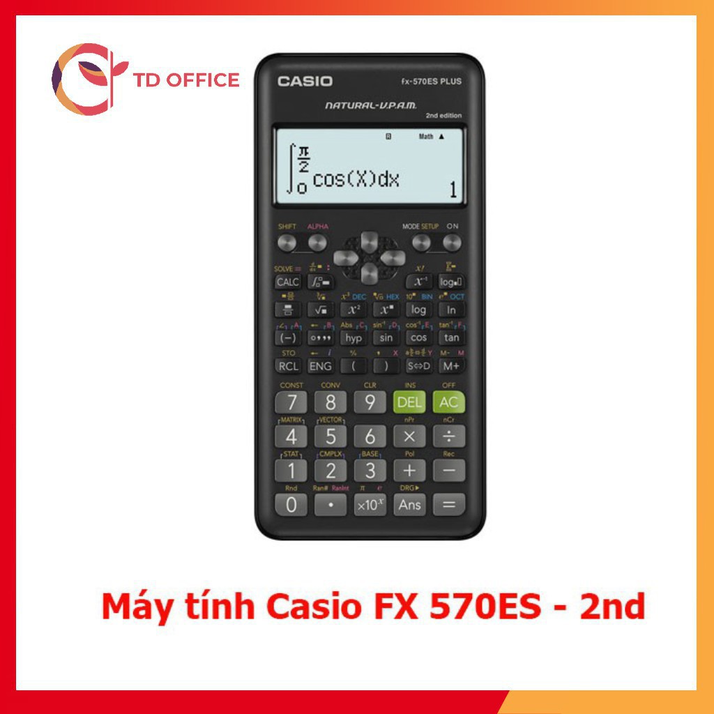 [Lỗi 1 đổi 1][Hàng Thái Lan] Máy tính Học Sinh Casio FX 570ES Plus 2nd Editon - Máy tính Cầm Tay Cas