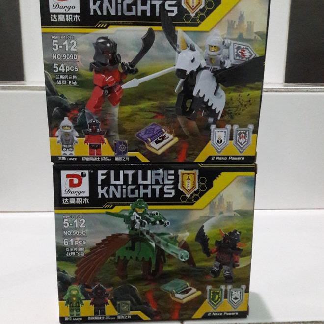 Mô Hình Đồ Chơi Lego Nexo Knight Pegasus Jestro Lance Clay Robin Aaron Macy Axl