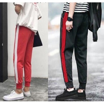 JOGGER PANTS UNISEX – QUẦN JOKER LINE 1 SỌC ỐNG BÓ THỂ THAO NAM NỮ MẶC CẶP – FREESTYLE 5