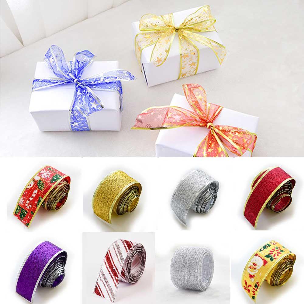 Cuộn Dây Ruy Băng DIY Bằng Vải Dùng Trang Trí Cây Thông Giáng Sinh